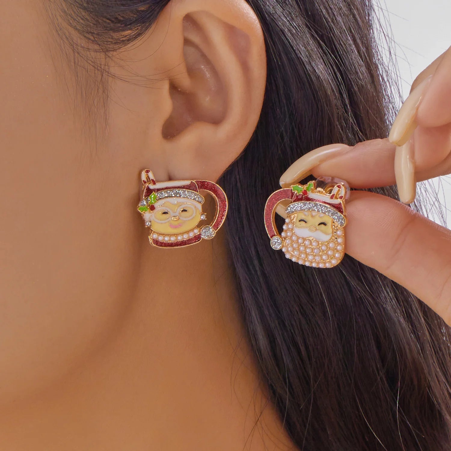 Boucles d’Oreilles de Noël