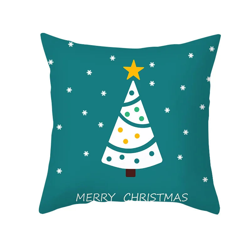 Housse de Coussin Noël – Bleu foncé