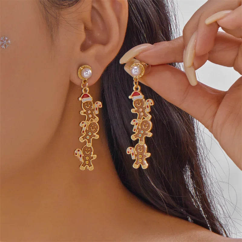 Boucles d’Oreilles de Noël