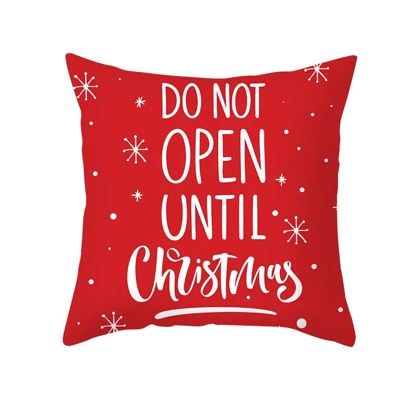 Housse de Coussin Noël – Rouge