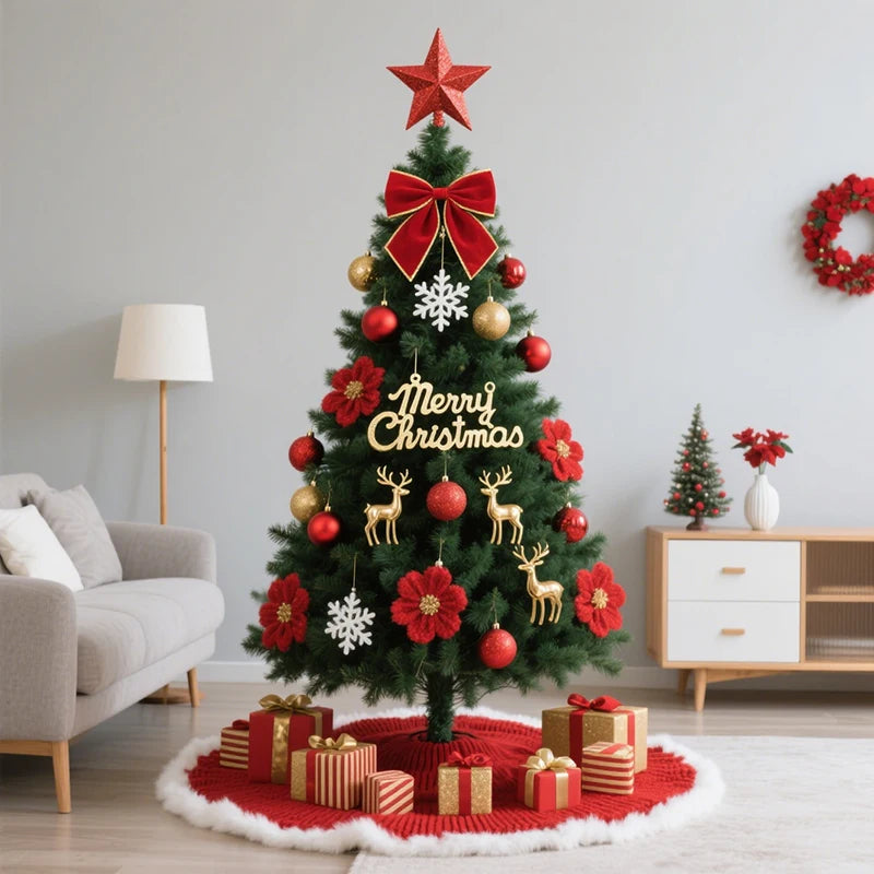 Set de Décorations de Noël – Rouge Festif 🎄