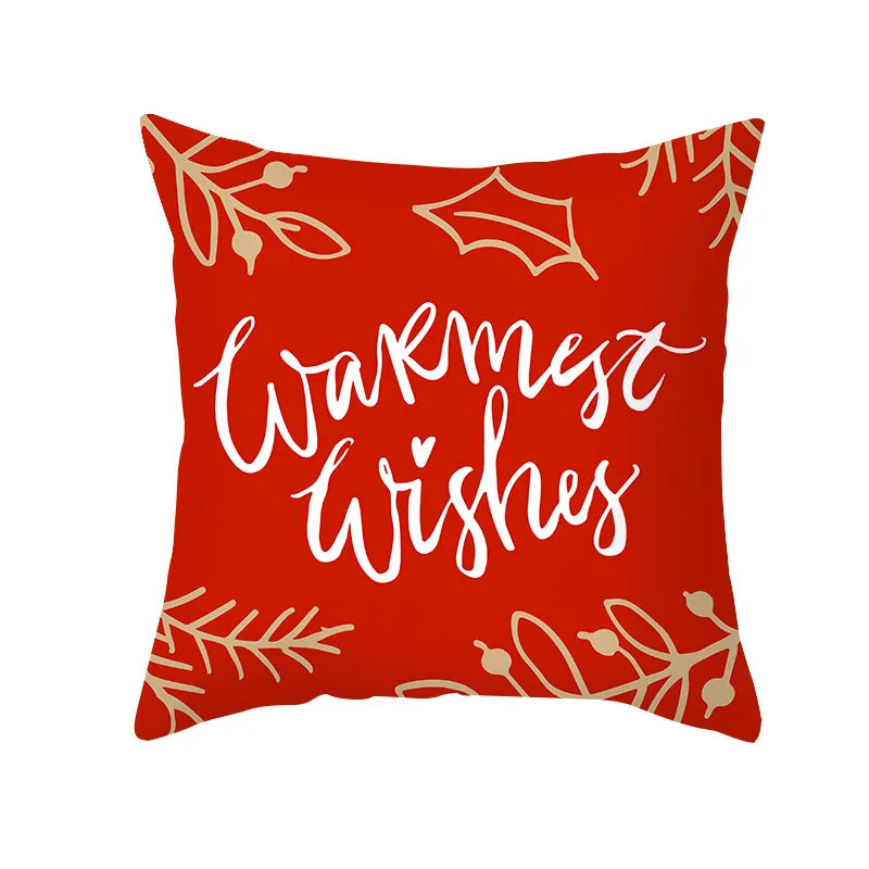 Housse de Coussin Noël – Rouge