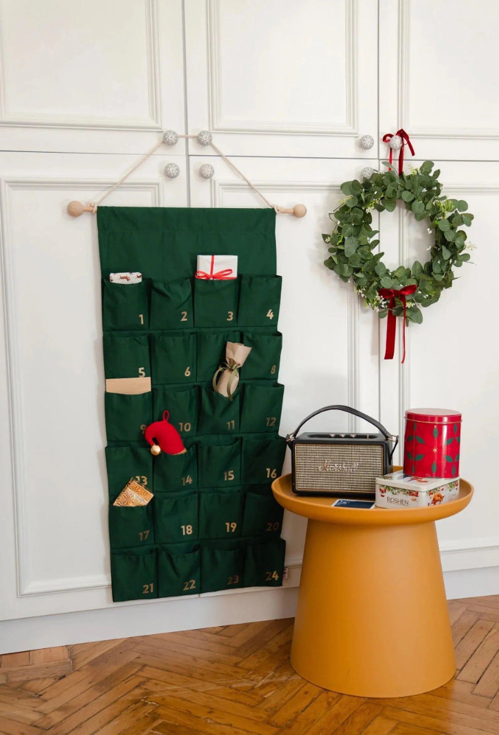 Calendrier de l’Avent de Noël Personnalisé – Avec Poches 🎄