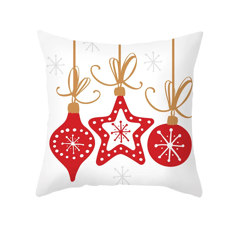 Housse de Coussin Noël – Blanc