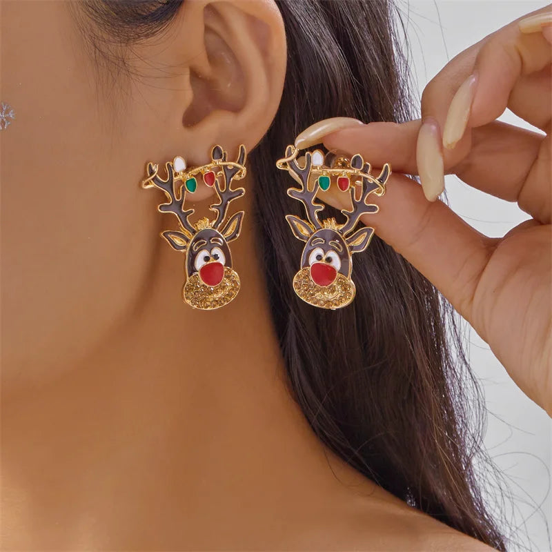Boucles d’Oreilles de Noël